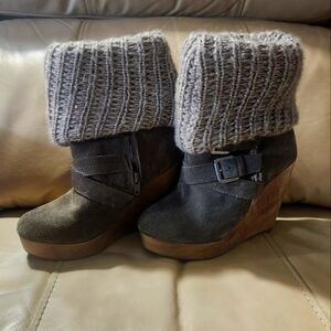 Naughty Monkey Wedge Bootie